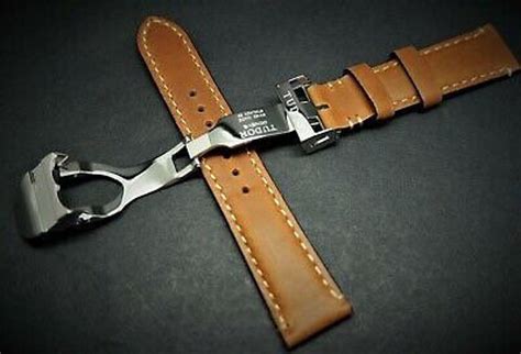 tudor ranger leather strap|authentic tudor watch straps.